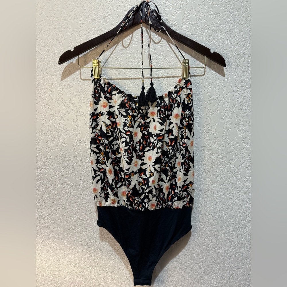 Free People Liza Floral Bodysuit Size M - Picture 4 of 6